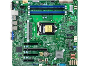 X12STL-F Micro-ATX Server Motherboard C252 LGA-1200, Daul LAN 1GbE - Picture 1 of 1