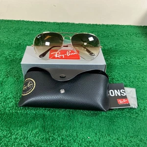 Ray-Ban Aviator Large Metal RB3025 001/51 Arista Gold Brown Clear Gradient 62mm - Picture 1 of 13