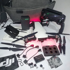 DJI Mavic Air + 1 Battery, 7 ND Filters, 12 Propellers, 4 JoySticks, Carry Case - Picture 1 of 24