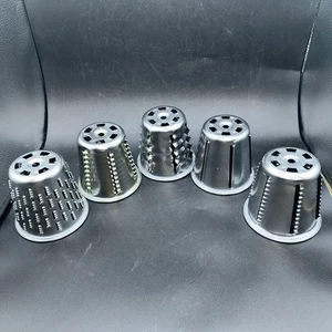 5 GENUINE SALADMASTER COUNTER TOP VEGETABLE CUTTER/PROCESSOR BLADES/CONES - Picture 1 of 1
