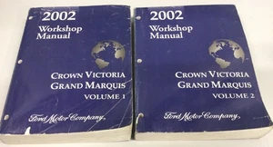 2002 Crown Victoria, Grand Marquis Workshop Manual, 2 Volume Set - Picture 1 of 7