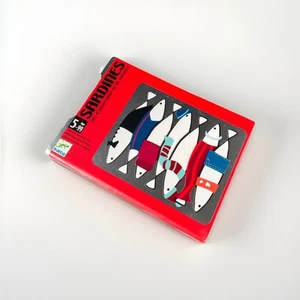 Djeco Sardines Game Visual Memory Playing Card Designed In France Age 5-99 Boxed - Picture 1 of 15
