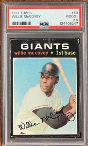 1971 Topps # 50 Willie McCovey Giants HOF PSA 2.5 - Picture 1 of 1