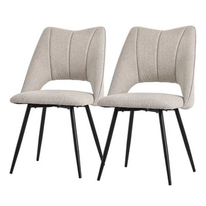 2/4/6/8x Silla de comedor/cocina tapizada patas de acero, sillón color a elegir - Imagen 1 de 18