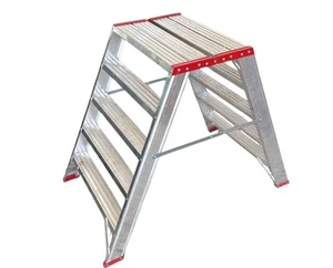 Würth scala a pioli scaletta scaletta alluminio 2x5 gradini 2 x 5 gradini - Foto 1 di 8