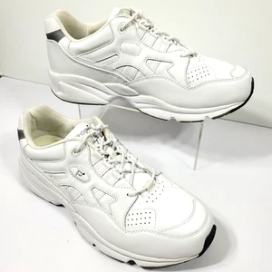 Propet Stability Walker Men's Sneakers Size 10.5 XX (5E) White Walking Shoe WIDE - Picture 1 of 9