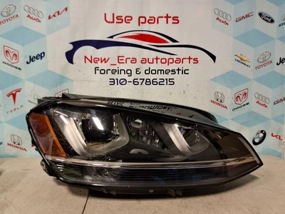2015 VOLKSWAGEN GOLF XENON LED DRL ФАРЫ СПРАВА OEM 2014 2015 2016 2017 - Изображение 1 из 4