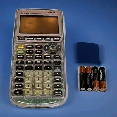TI-83 Plus Silver Edition Graphing Calculator Clear Case WORKS Great for STEM - Image 1 of 4