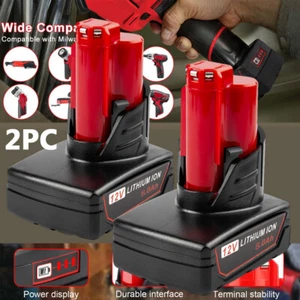 2X For Milwaukee For M12 12V Lithium 9.0Ah 8.0Ah Replacement Lithium-Ion Battery - Picture 1 of 28