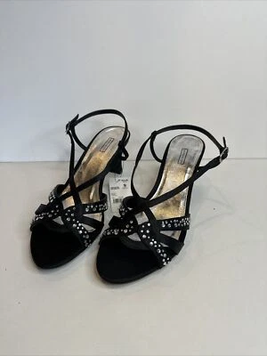 Salto Laura Scott preto feminino 9, novo com etiquetas - Imagem 1 de 4