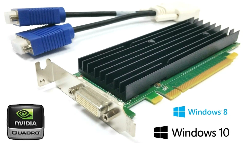 HP Compaq SFF dc7100 dc7600 dc7700 dc7800 dc790 Dual VGA Video Card Windows 10 - Image 1 of 1