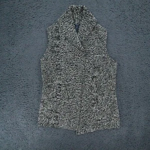 Sudadera Jersey Chaps Denim Mujer XS Regular Causal Sin Mangas Botón, Gris - Imagen 1 de 6