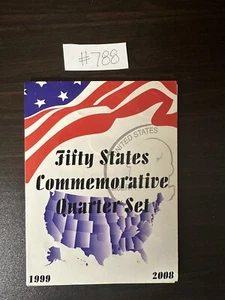 Fifty State Commemorative Quarters 1999-2008 In Book Complete Set #788 - Picture 1 of 5