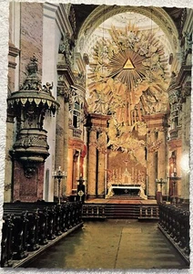 Wallfahrtskirche mit Alter Karlskirche Wien Österreich Postkarte Chrone unbespielt  - Bild 1 von 2