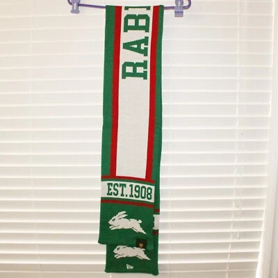 unused vintage 2004 SOUTH SYDNEY RABBITOHS New Era Supporters Fan Scarf NRL - Image 1 of 4