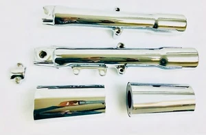 HARLEY 2008-17 SOFTAIL SLIM, HERITAGE CHROME FORK FAT BOY & COVERS EXCHANGE - Picture 1 of 13