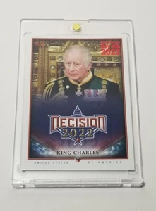 Decision 2022 Election Day Red Foil King Charles 1/1 👑 - Picture 1 of 3