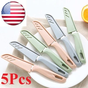 5 Pcs Stainless Steel Knife Potato Bread Household Cutter Fruit Vegetable Knife - Picture 1 of 11