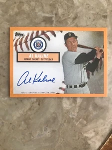 2019 Topps Brooklyn Collection AL KALINE - Auto /25 - Detroit Tigers - Mr. Tiger - Picture 1 of 1