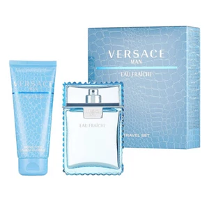 2pc Versace Eau Fraiche Men's Eau De Toilette 100ml/Bath Shower Gel 100ml Set - Picture 1 of 2