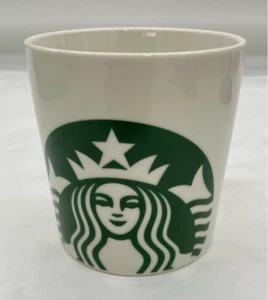 Classic 2014 Starbucks White Ceramic 14 oz Coffee Mug - Green Mermaid Logo - Picture 1 of 6