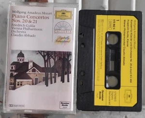 Mozart - Piano Concertos Nos. 20&21 Gulda Abbado WG DG Cassette Paper Label NM - Picture 1 of 1
