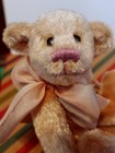 OOAK MIGNON artiste rose clair cousu à la main ours en peluche par Hobart Bears