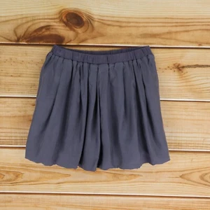 Crewcuts Short Skirt Girls Size 8 Gray Silk Lined Elastic Waist Pleated Pull-On - Picture 1 of 7