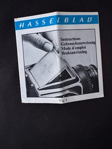 #A1218-Hasselblad Mattscheibe,Focusing screen  instructions Anleitung - Picture 1 of 1