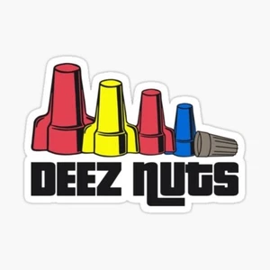 Electrician, Deez Nuts Vinyl Die Cut Sticker - Picture 1 of 1
