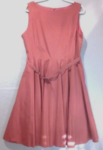 Vestido Rockabilly Negro Mariposa Mangas Columpio Pin Up Ajuste y Acampanado Rojo Talla US14 - Imagen 1 de 12