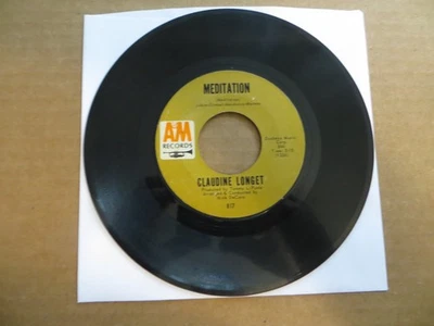Claudine Longet – Meditation / Sunrise, Sunset - 1966 A&M817 7" Single G/Generic - Image 1 of 2