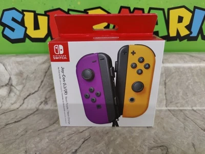 Official Nintendo Switch Joy-Con (L)/(R) - Neon Purple/Neon Orange Brand New! - Image 1 of 4
