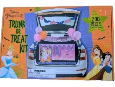Disney Princess Trunk or Treat Car Kit 200 Pc Halloween Party Decor Toys Garland - Image 1 of 4