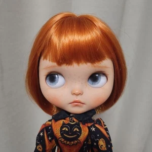 Custom Blythe Doll OOAK Artist Cinnamon Girl Pink Wig Includes Original Body - Picture 1 of 12