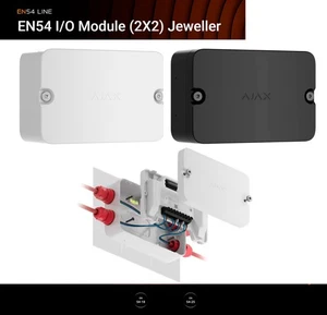 Ajax EN54 I/O Module 2X2 Wireless Addressable Module for Fire Alarm System - Picture 1 of 3