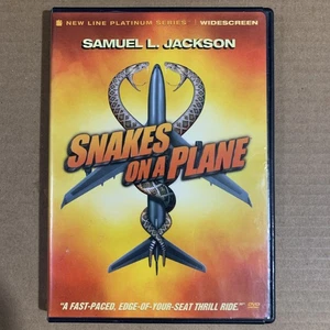 Snakes on a Plane (DVD, 2006) Samuel L Jackson Action Thriller Suspense Movie - Picture 1 of 5