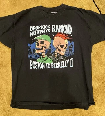 Camiseta Dropkick Murphys / Rancid Tour. Talla XL. Foto 1 de 2