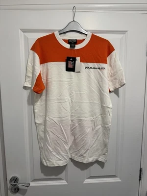 Rare Vintage Ralph Lauren Polo Jeans Co Men’s T Shirt With Zip Back Pocket  BNWT - Image 1 of 4