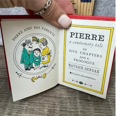 Maurice Sendak Pierre Tiny Story Book Vintage 1962 Harper Collins EUC Foto 1 de 4