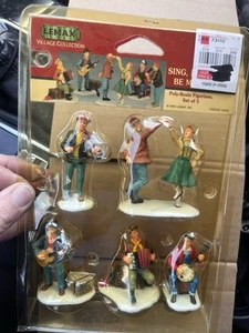 Lemax Christmas Band Village Figurines Musician Banjo Accordion Fiddle LOT New - Picture 1 of 10
