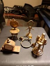 Miniature Brass Gold Tone Pieces Rare Uncleaned Vintage