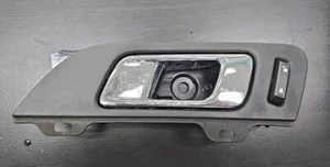 2010 Lincoln MKS Inside Door Handle Driver Side Front Black Housing Chrome Lever - Picture 1 of 2