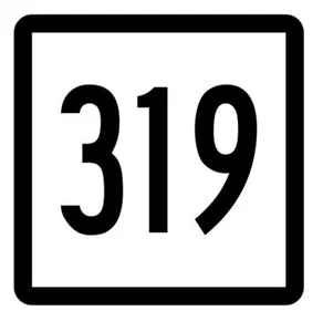 Connecticut State Route 319 Aufkleber Sticker R5246 Highway Route Schild - Bild 1 von 1