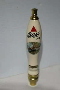 Vintage Ceramic Bass Ale Beer Tap Handle Featuring Fox Hunting - England, UK - Picture 1 of 11