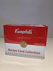 Campbell's Soup Recipe Card Collectible Heavy Tin Box 76 Recipes