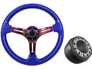 Volante Azul Neo Cromo DB TS + Kit Boss para PROTON 006 - Imagen 1 de 4