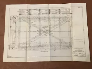 1912 Panamakanal Diagramm Steigschieber für alle Schleusen Heckerhöhung - Bild 1 von 3