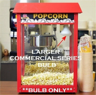 Larger 65W Popcorn Popper Machine Replacement Heat Warming Light Bulb Lamp