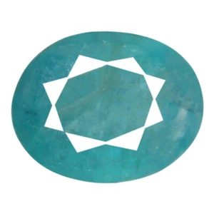 Piedra preciosa grandidierita azul verdoso de forma ovalada superior (7 x 6 mm) 1,00 quilates AAA - Imagen 1 de 1
